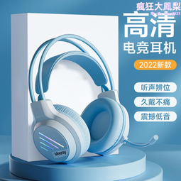 電腦頭戴式耳機帶麥克風筆記本電腦臺式有線電競遊戲USB專用耳麥 歷史價格詳細信息