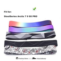 台灣現貨耳機頭條適用於賽睿耳機 SteelSeries Arctis 7 / 9X / Pro 遊戲耳機頭帶彈力帶 替換 歷史價格詳細信息