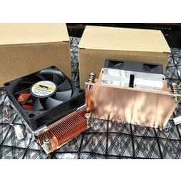 【含稅】金錢豹 1U 115x / 1366 CPU 純銅散熱器 伺服器雙滾珠渦輪風扇  另有被動無風扇 歷史價格詳細信息