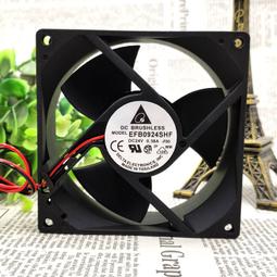 EFB0824EHF 電24V 0.35A 尺寸 8032 轉速5200RPM 2線台達散熱風扇 歷史價格詳細信息
