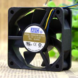 現貨.avc 12v0.40a da06010b12u 6010 超薄 主板cpu 6cm4線pwm調速風扇 歷史價格詳細信息