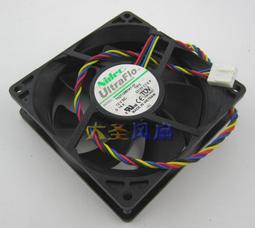 原裝Nidec 8025 12V 0.29A 4針PWM溫控靜音機箱電源風扇M33406-35 歷史價格詳細信息