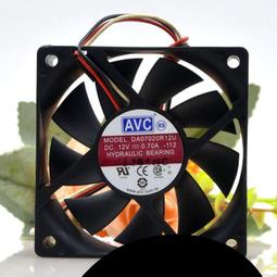 AVC 7厘米 7CM CPU電腦機箱風扇 大風量 7015 0.7A DE07015R12U 歷史價格詳細信息