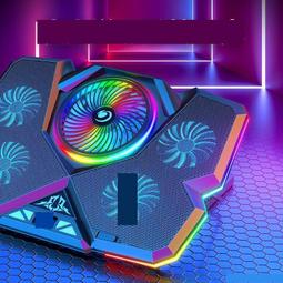 冰魔熱器 筆電熱器 筆電熱墊 越來越酷冰魔13筆記本電腦熱支架 12種RGB燈效大風量熱器風扇  露天市集  全臺最大的 歷史價格詳細信息