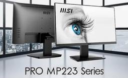 MSI 微星 PRO MP223 電腦螢幕 22吋 VA 100Hz  LCD 電競螢幕 歷史價格詳細信息