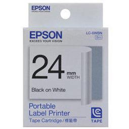 EPSON LK-6WBN C53S655401 一般系列白底黑字標籤帶 寬度24mm 歷史價格詳細信息