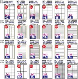 【文具通】Herwood 鶴屋 C2153 雷射 噴墨 影印三用 A4 電腦標籤 20張 56格 21.2x52.5mm ASC2153 歷史價格詳細信息