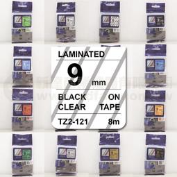 【費可斯】相容護貝標籤9mm黑底金字(雷同TZ-324/TZe-324)適用: PT-D200/PT-2700含稅 歷史價格詳細信息