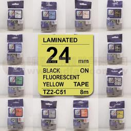 【費可斯】相容護貝標籤9mm黑底金字(雷同TZ-324/TZe-324)適用: PT-D200/PT-2700含稅 歷史價格詳細信息