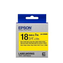 EPSON LK-5YBVN C53S655424標籤帶 耐久18mm 黃底黑字 歷史價格詳細信息