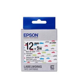 EPSON LK-4FBY S654466標籤帶(花紋系列) (酷炫車)黑字12mm 歷史價格詳細信息