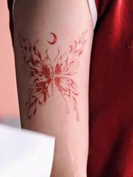 再變 蝶戀粉個性彩色蝴蝶元素防水高級感紋身貼紙清新甜美可愛 歷史價格詳細信息