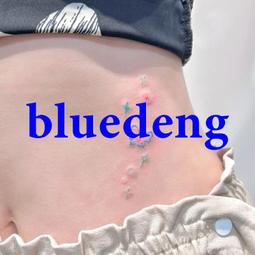 蝴蝶紋身貼 粉色少女心ins風彩色小清新辣妹身貼紙防水持久 歷史價格詳細信息