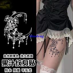 草本果汁紋身貼裝組合煙花手指小圖可愛持久防水紋身植物刺青男女 歷史價格詳細信息