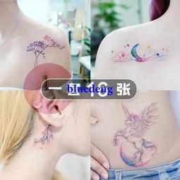 紋身貼煙花手指手腕蝴蝶結紋身貼小清新ins女生玫瑰彩色可洗貼紙 歷史價格詳細信息