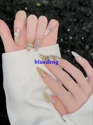 再變 純欲仙女美甲純手工穿戴甲裸色氣質法式魔鏡閃片美甲短杏仁 歷史價格詳細信息