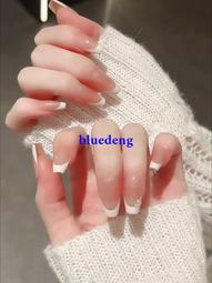 再變 純欲仙女美甲純手工穿戴甲裸色氣質法式魔鏡閃片美甲短杏仁 歷史價格詳細信息