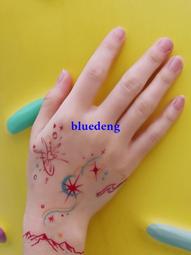 再變 糖果水母個性水母防水持久仿真可愛高級感原創彩色紋身貼女 歷史價格詳細信息