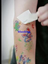 再變 趣味表情草本紋身貼手指持久男ins風鎖骨性感女防水果汁貼紙 歷史價格詳細信息