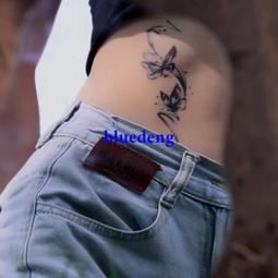 草本紋身貼蝴蝶圖案ins風男女防水持久仿真半永久logo手臂果汁貼 歷史價格詳細信息