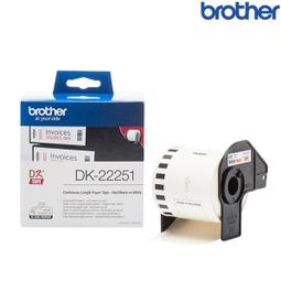 BROTHER 62mm DK-22251 耐用型紙質 白底紅黑雙色 原廠 連續 標籤帶 歷史價格詳細信息