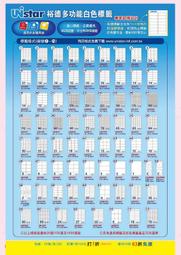 裕德US5558-5噴墨專用亮面電腦透明標籤1格(210X297mm)5張入/包 歷史價格詳細信息