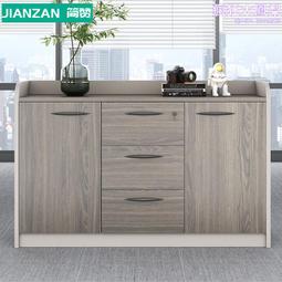 辦公室隔斷櫃推拉移門公司文件櫃矮櫃木質資料櫃印表機櫃檔案邊櫃 歷史價格詳細信息