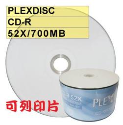【台灣製造】PLEXDISC超亮面防水可列印CD-R 52X / 700MB空白光碟燒錄片 10片 歷史價格詳細信息