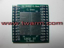 《德源科技》(含稅) 條碼STB072， 轉接板 (0.65mm)SOP 64 TO DIP64預留可利用0805位置 歷史價格詳細信息