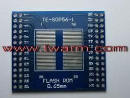 《德源科技》(含稅) 條碼STB072， 轉接板 (0.65mm)SOP 64 TO DIP64預留可利用0805位置 歷史價格詳細信息