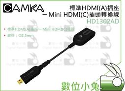 CAMKA HD1302AD  標準HDMI(A)插座 ─ Mini HDMI(C)插頭  轉換線 歷史價格詳細信息