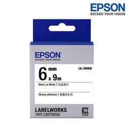 EPSON LK-2WBW 高黏性白底黑字標籤帶(寬度6mm) 歷史價格詳細信息