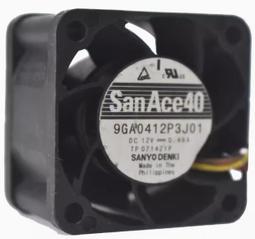 Sanyo/三洋 9G0824G105 24v 0.56A 8CM金屬 8038 4線pwm控速風扇 歷史價格詳細信息