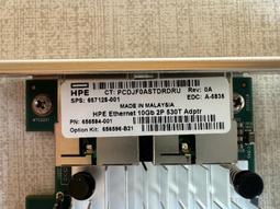 HPE 656594-001 Ethernet 10GB 2-Port 530T Network Adapter Car 歷史價格詳細信息