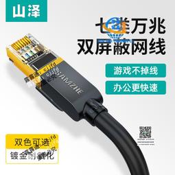 山澤七類網線萬兆高速cat7六6類千兆屏蔽家用路由器超純銅連接線 歷史價格詳細信息