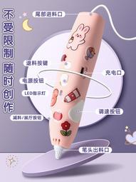 得力3d列印筆兒童款三d三地套裝立體繪畫低溫創意神奇畫筆女孩兒生日禮物 歷史價格詳細信息