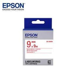 EPSON LK-3WRN C53S653402 一般系列白底紅字標籤帶 寬度9mm 歷史價格詳細信息