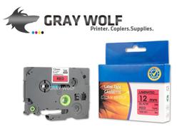 Brother TZe-431 護貝標籤帶 ( 12mm 紅底黑字 )-3卷/組 歷史價格詳細信息