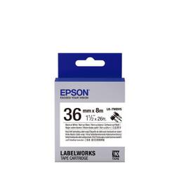 EPSON LK-7WBVN 耐久型標籤帶 36mm 白底黑字 S657410 歷史價格詳細信息