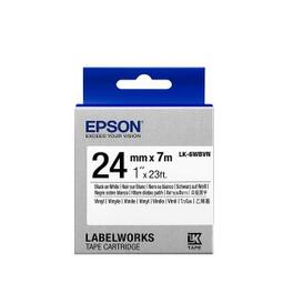 EPSON LK-6YBVN 耐久型標籤帶 24mm 黃底黑字 S656418 歷史價格詳細信息