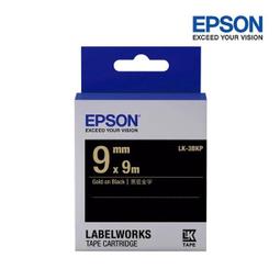 EPSON LK-3BKP C53S653407 粉彩系列黑底金字標籤帶(寬度9mm) 歷史價格詳細信息