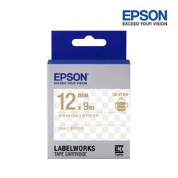 【EPSON】標籤帶 透明底金字/12mm(LK-4TKN) 歷史價格詳細信息