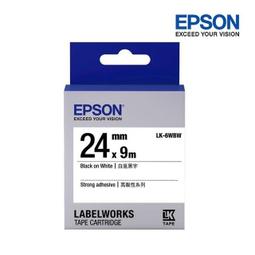 EPSON LK-6WBW C53S656407 高黏性系列白底黑字標籤帶  寬度24mm 歷史價格詳細信息