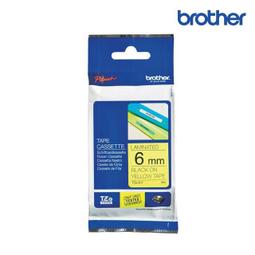 兄弟牌 BROTHER 黃底黑字 6mmx8M 標準黏性護貝標籤帶 /包 TZe-611 歷史價格詳細信息