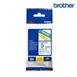 兄弟牌 BROTHER 白底藍字 12mmx8M 標準黏性護貝標籤帶 /包 TZe-233 歷史價格詳細信息