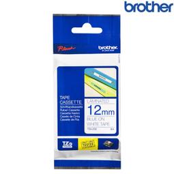 兄弟牌 BROTHER 白底藍字 12mmx8M 標準黏性護貝標籤帶 /包 TZe-233 歷史價格詳細信息