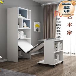 書桌書架一體書櫃組合簡約家用電腦桌臺式臥室學生學習簡易寫字桌 歷史價格詳細信息