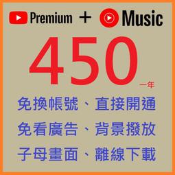 YouTube Premiun 家庭會員 國際版 半年 一年 歷史價格詳細信息