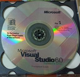 Visual Studio 6.0專業版_英文版 /2手 價格比較,價格查詢,歷史價格詳細信息