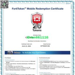 【限時下殺AA】FortiToken Mobile Fortinet飛塔移動安全認證 手機版 十個 歷史價格詳細信息